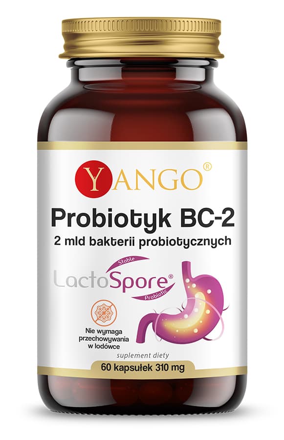 Yango, Probiotikum BC-2, 60 kapslar