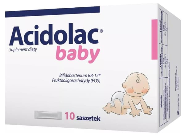 Acidolac Baby för spädbarn och barn 10 påsar