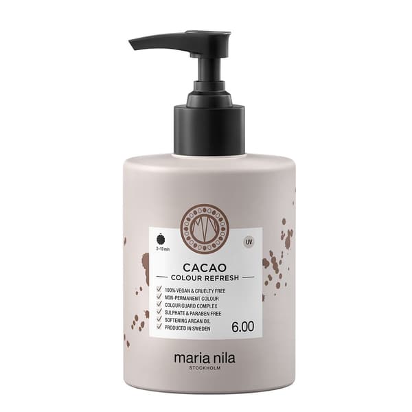 Maria Nila Colour Refresh Hårfärgsinpackning 6.0 Kakao, 300 ml