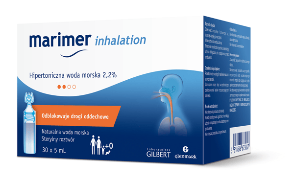 Marimer Inhalation, Hypertoninen merivesi, 30 ampullia x 5ml