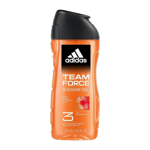 Adidas Team Force duschgel för män, 250ml
