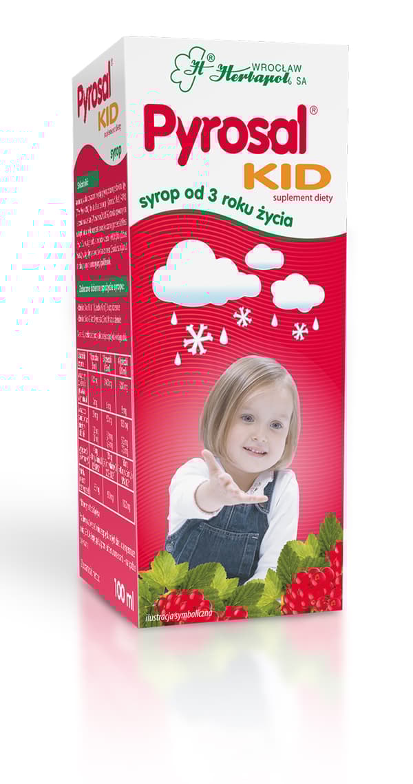 Pyrosal Barn Sirap, Ålder 3+, 100 ml