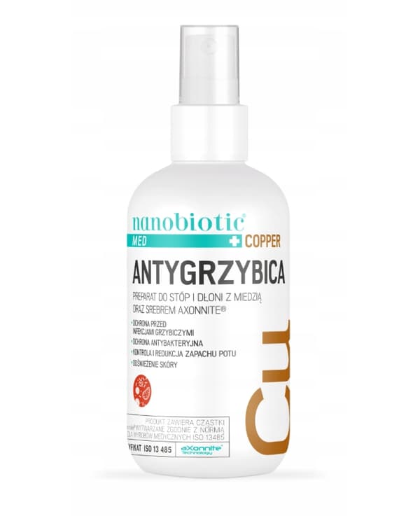 Nanobiotic Med+ Forte Svampinfektion Behandling til Fødder og Hænder, 75 ml