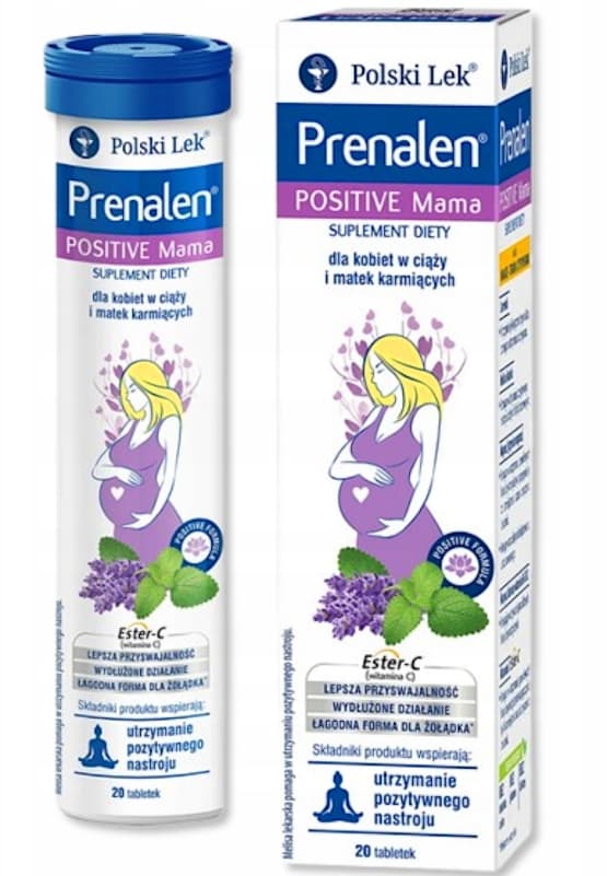 Prenalen Positive Mama, 20 poretablettia