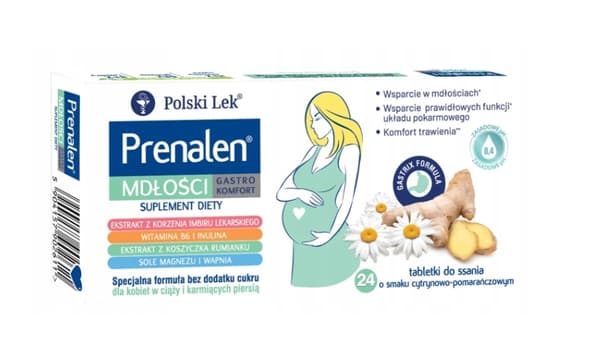 Prenalen Pahoinvointia Gastro Mukavuus, 24 imeskelytablettia
