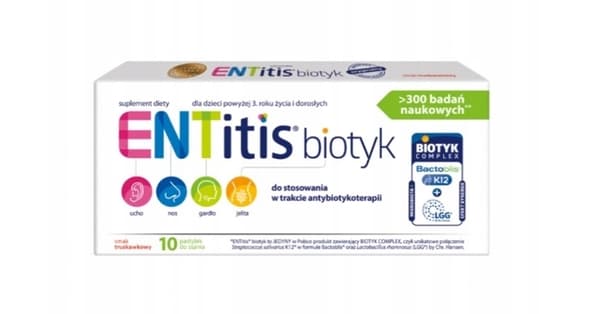 Entitis Biotyk, 10 Sugtabletter
