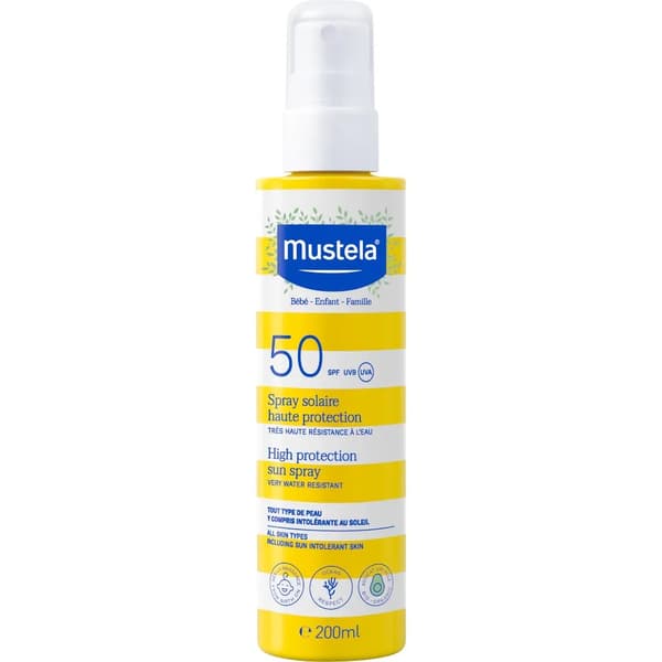 Mustela Aurinkosuojaus Suihke SPF 50, 200 ml