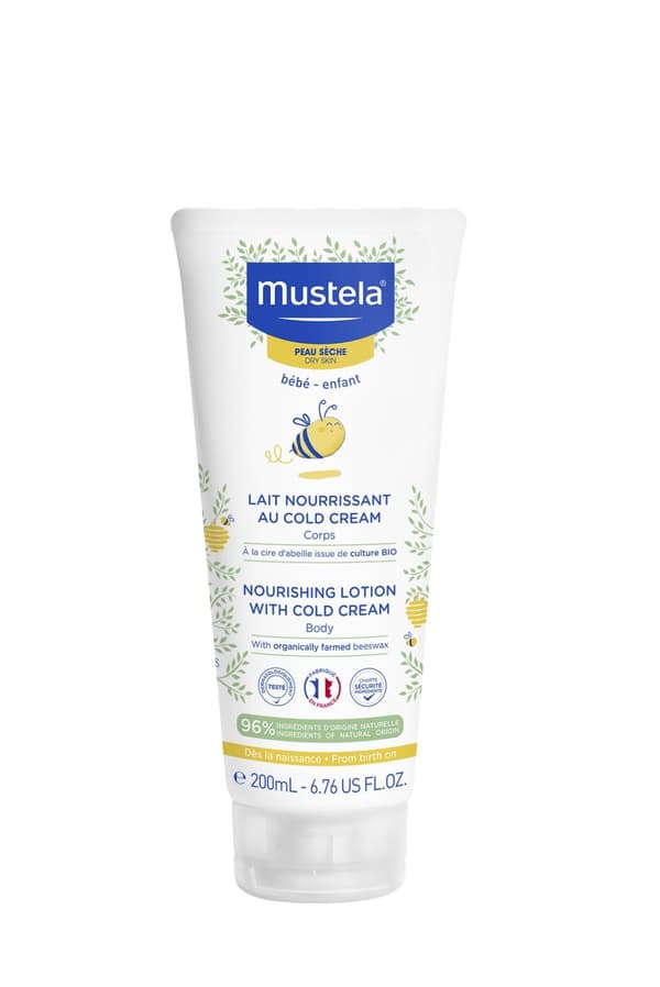 Mustela Närande Kroppsmjölk för Barn, 200 ml