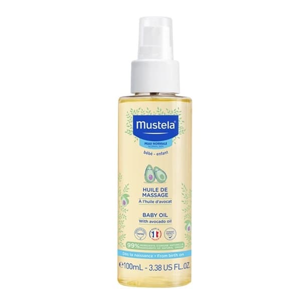 Mustela Vauvan Hierontaöljy, 100 ml