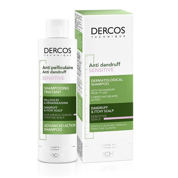 Vichy Dercos Anti-Mjällschampo för Känslig Hårbotten, 200 ml