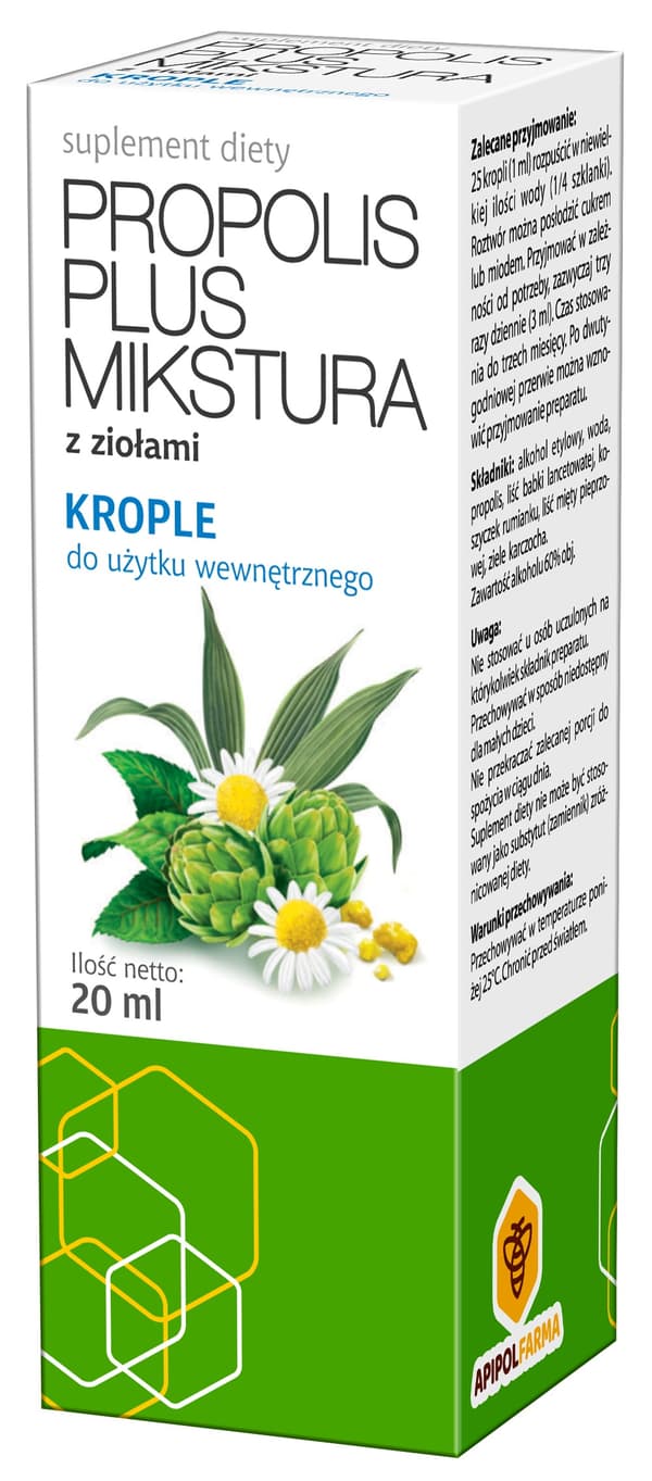 Propolis Elixir för Uppmuntrande Energi 20 ml