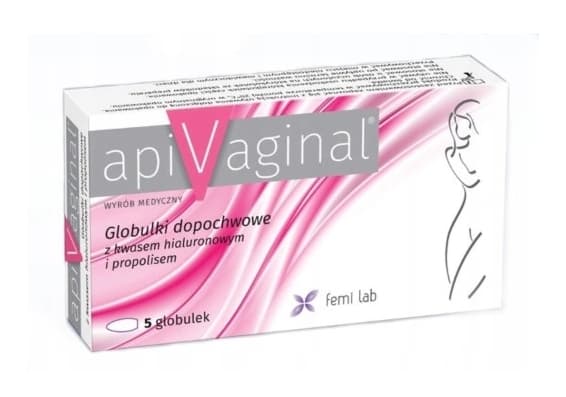 Apivaginal, 5 vaginalsuppositorier