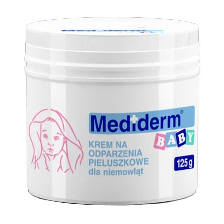 Mediderm Baby Hudcreme för effektiv lindring av blöjutslag, 125g - Särskilt framtagen för känslig babyhud