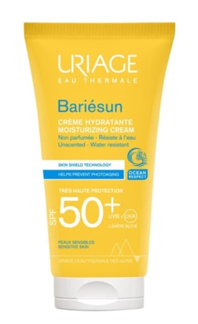 Uriage Bariesun, Fuktgivande solkräm för känslig hud SPF 50+, 50 ml