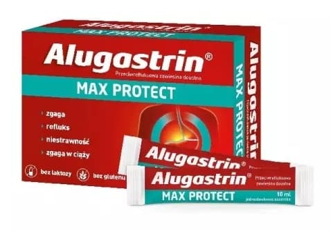 Alugastrin Max Skydd, 10ml x 10 påsar