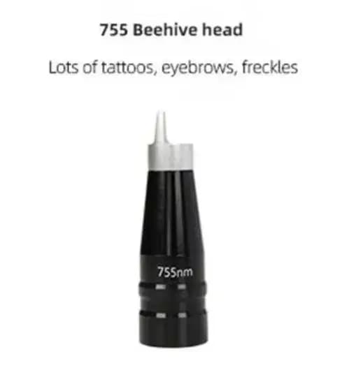 Laser-tatuointien poistokone, monipuolinen käyttö,755NM Kahva, EU Plug