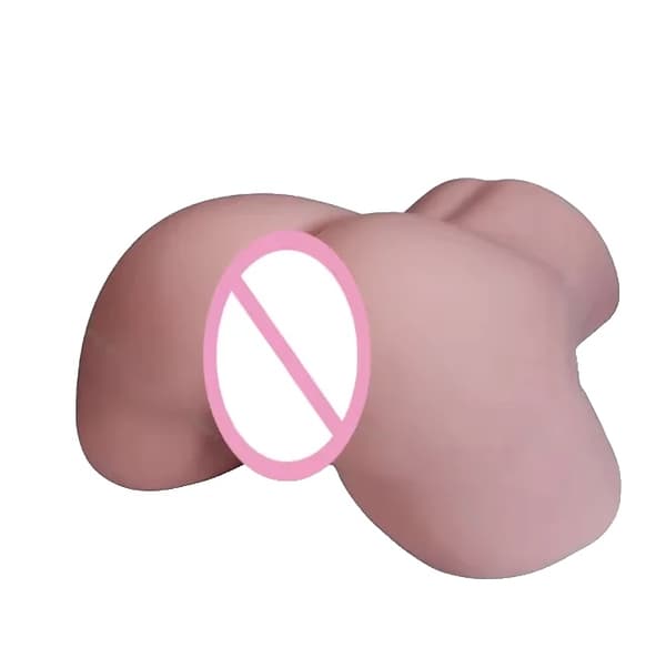 Mjuka Rumpa Masturbator, Dubbel Öppning för Förbättrad Njutning, 15 kg Vikt,15 kg