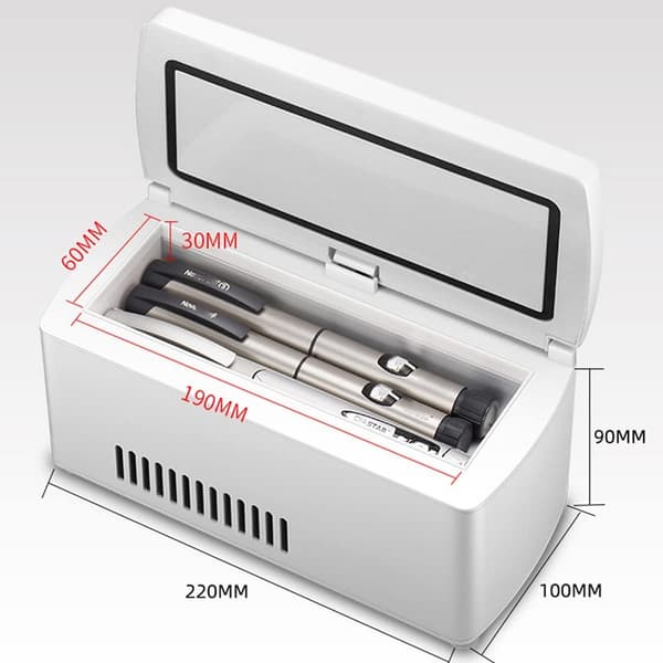 Insulin Pennfodral, Portabel Resekylare, Stort Kapacitetspillerfodral