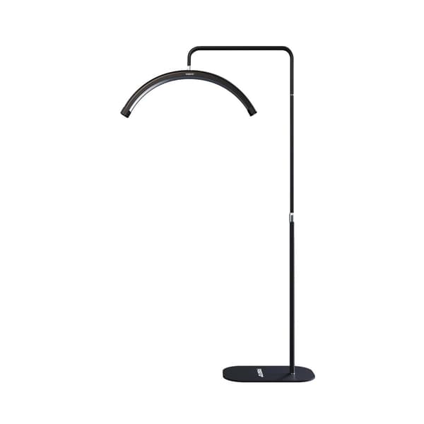 LED Videolampa, 45W Effekt, Halvmåne Design, Svart