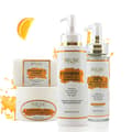 Miniatyrbillede 1 af 2: Vitamin C hudpleje, lysnende body lotion, creme til ensartet hudtone, 4 i 1 sæt