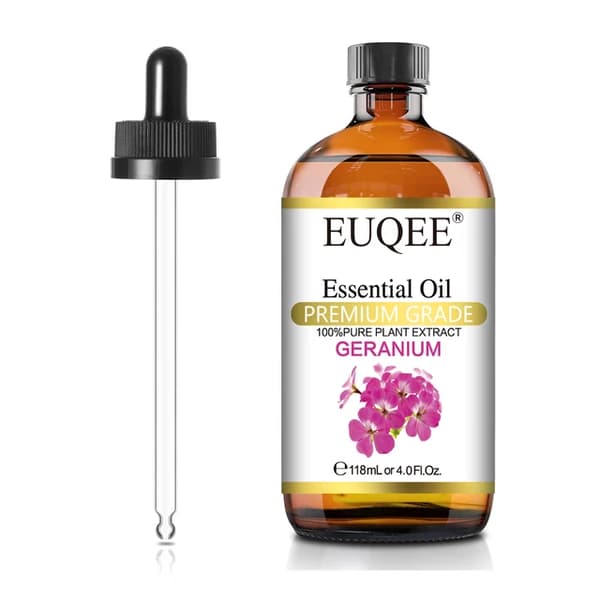 Eterisk olja, 118 ml Naturlig, Luftfuktare, Diffuser, 118 ml, Geranium