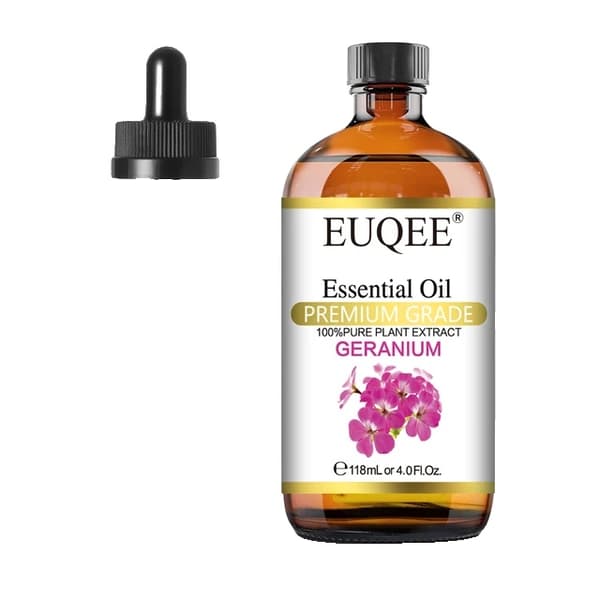 Eterisk olja, 118 ml Naturlig, Luftfuktare, Diffuser, 118 ml, Geranium