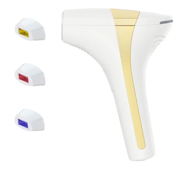 Laser hårfjerning, Permanent IPL-teknologi, Smertefri Fotoepilation, Hvid HR SR FR, EU-stik