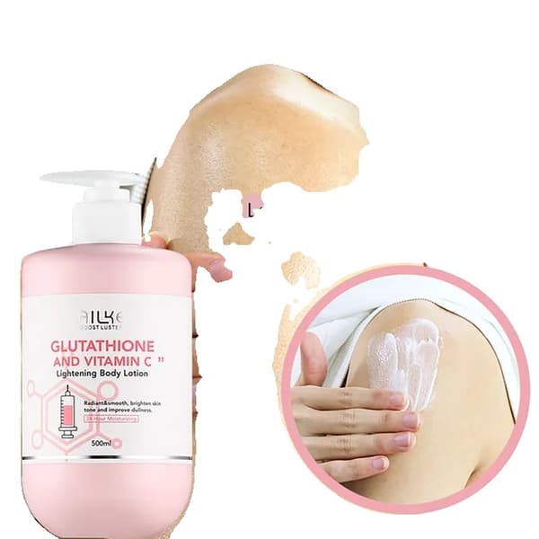 Vitgörande Kroppslotion, Fuktgivande Formula, Passar för Ansikte och Kropp, 500 ml lotion