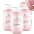 Miniatyrbillede 1 af 2: Hvidgørende Body Lotion, Fugtgivende Formel, Egnet til Ansigt og Krop, 3 Pakke Lotion