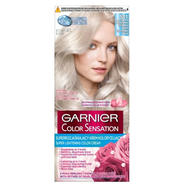 Garnier Farvesensation Superoplysende Farvecreme S11 Røget Ultra Lyseblond
