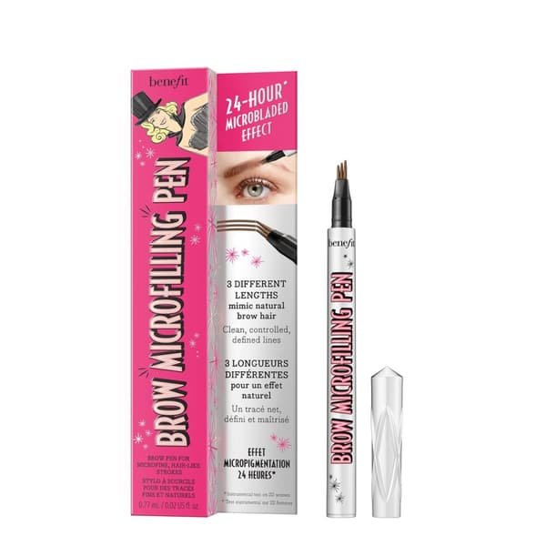 Benefit Brow Mikrofyldnings Pen til Øjenbryn 3 Lys Brun, 0,77 g