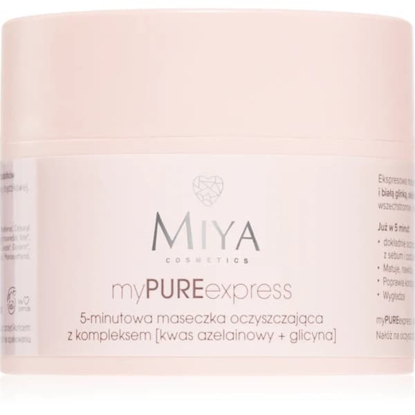 Miya Cosmetics Mypureexpress 3-minuters rengöringsmask 50 g