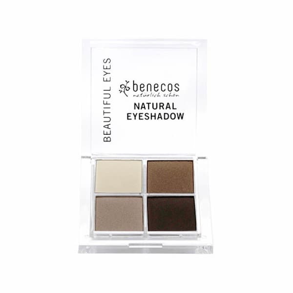 Benecos Naturlig Quattro Palette 4 naturlige farver Kaffe & Fløde, 8g