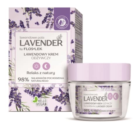 Flos Lek Ekologisk Dag och Natt Kräm med Lavendel, 50 ml