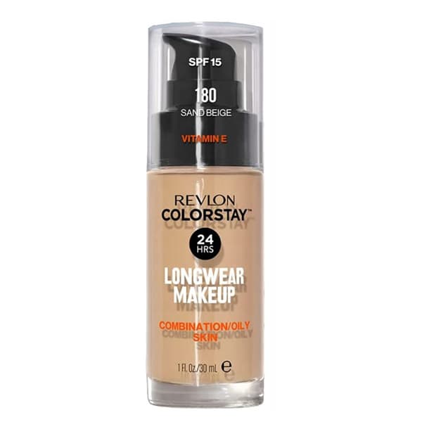 Revlon ColorStay SPF15 Foundation til Kombineret og Fedtet Hud 180 Sand Beige, 30 ml