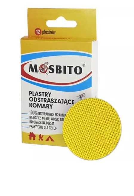 Myggavstötningsplåtar Mosbito - Ekonomipaket med 12 stycken