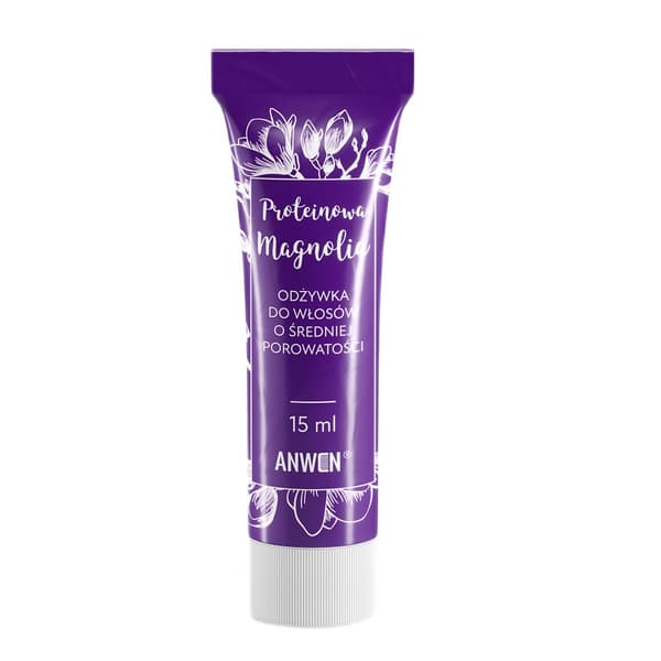 Anwen Hårbalsam til Mellemporøst Hår med Proteiner og Magnolia, 15 ml