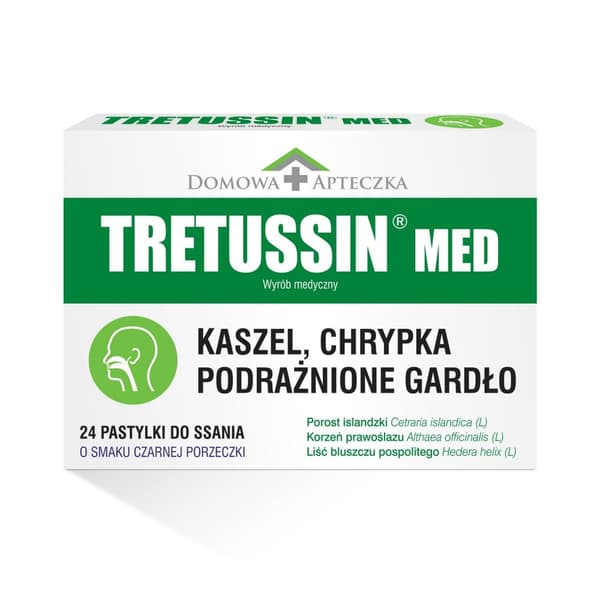 Tretussin Med, 24 sugtabletter