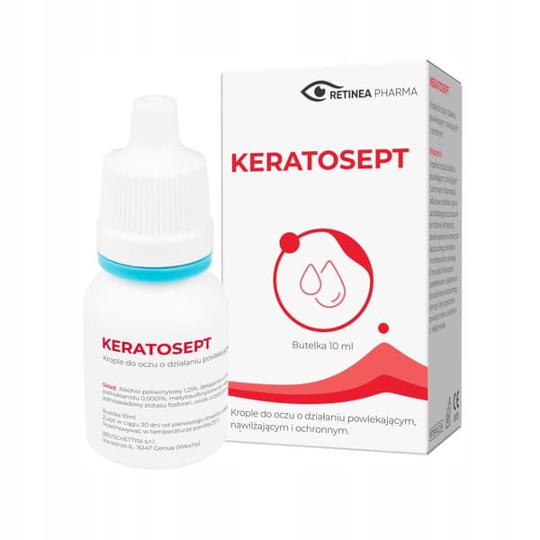 Keratosept Ögondroppar, 10 ml - Lång Hållbarhetstid