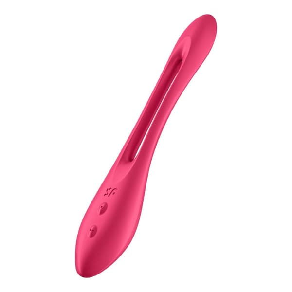 Elastisk Glæde Multifunktions Vibrator Rød
