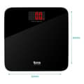 Miniatyrbillede 2 af 4: Digital Bathroom Scales TM Electron Black