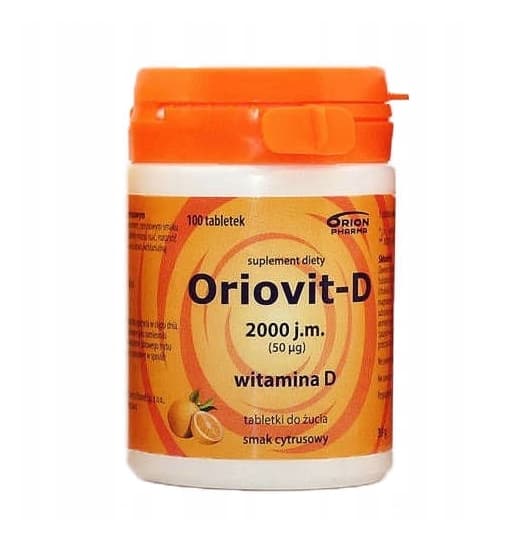 Oriovit-D 2000 IE, 100 tabletter