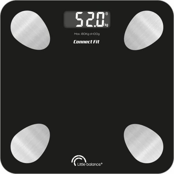 Digital Bathroom Scales Little Balance 8685 Black 180 kg