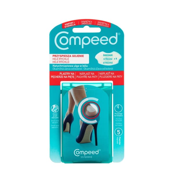 Compeed Hælblemme Plastre, 5 Stk.