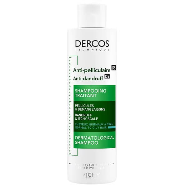 Vichy Dercos Mjällschampo för Normalt till Fett Hår, 200 ml