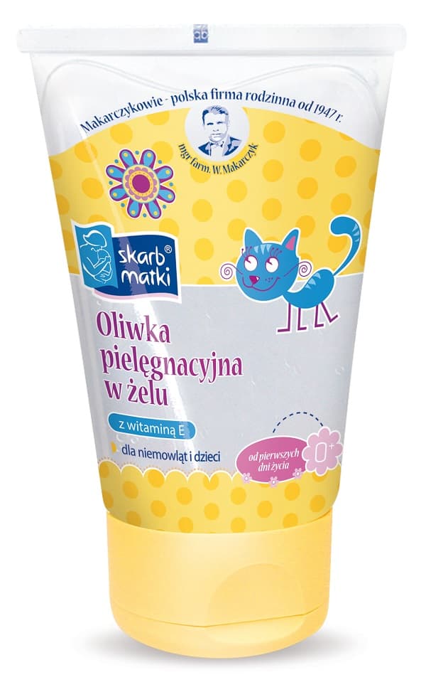 Skarb Matki Gel Olja med Vitamin E för Barn och Spädbarn, 125 ml