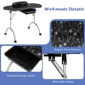 Miniatyrbillede 5 af 8: Manicure Neglebord, 90x37x74.5 cm, Sort