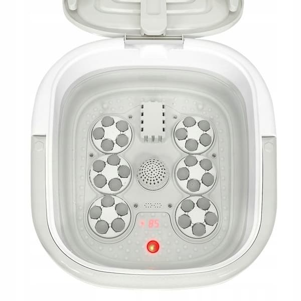 Infrarød Fodmassageapparat, 40x42x24 cm, Grå-Hvid