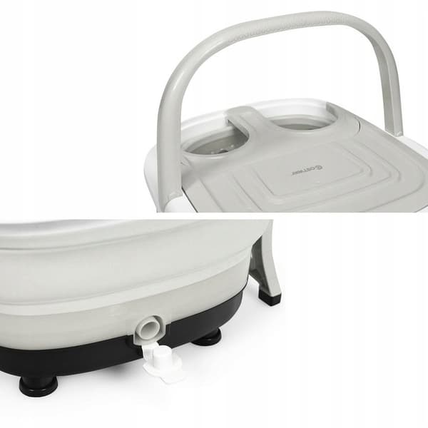 Infrarød Fodmassageapparat, 40x42x24 cm, Grå-Hvid