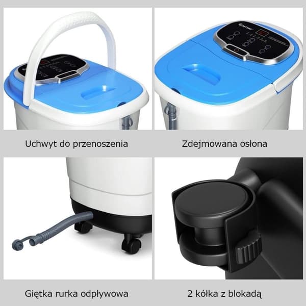 Fodmassør, 500W Infrarød Shiatsu